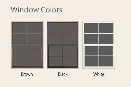 Shed Window Colors